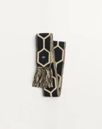 Antibes Cotton Scarf With Fringe