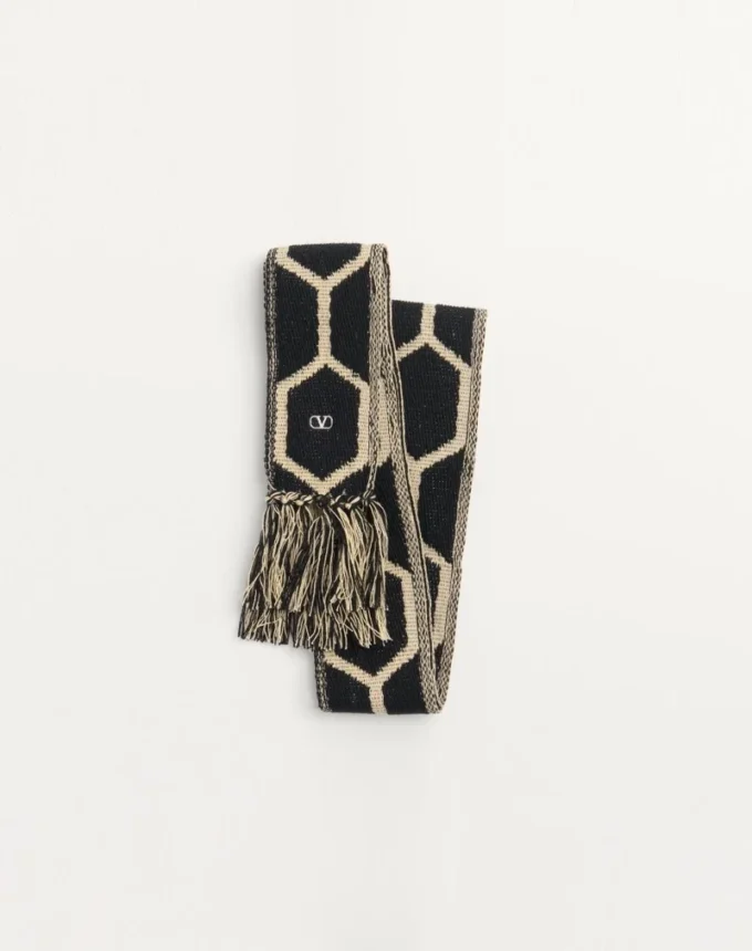 Antibes Cotton Scarf With Fringe
