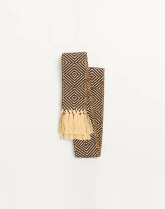 Antibes Cotton Scarf With Fringe