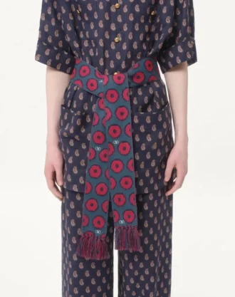 Antibes Cotton Scarf With Fringe