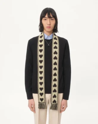 Antibes Cotton Scarf With Fringe