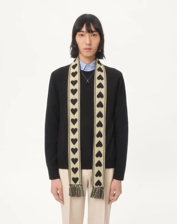 Antibes Cotton Scarf With Fringe