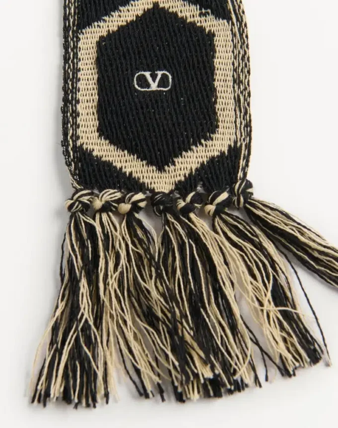 Antibes Cotton Scarf With Fringe