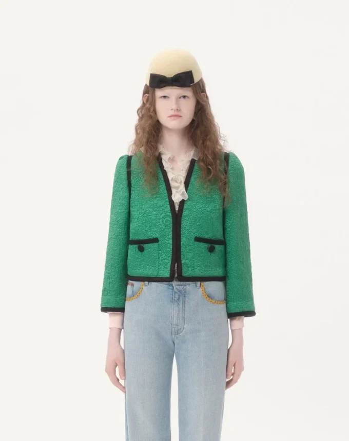 Apres L’Hiver Floral Matelassé Jacket Apres L’Hiver Floral Matelassé Jacket