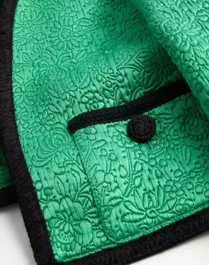 Apres L’Hiver Floral Matelassé Jacket Apres L’Hiver Floral Matelassé Jacket