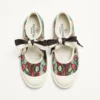 Ballerina Bay By Bay Sneaker In Jacquard Fabric With Floral Embroidery