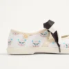 Bay By Bay Ballerina Fabric Sneaker With Le Chat De La Maison Print