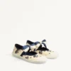 Bay By Bay Ballerina Sneakers In Papier Floral Fabric Bay By Bay Ballerina Sneakers In Papier Floral Fabric