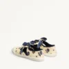 Bay By Bay Ballerina Sneakers In Papier Floral Fabric Bay By Bay Ballerina Sneakers In Papier Floral Fabric