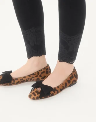 Bowow Ballerina In Pony-Effect Calfskin