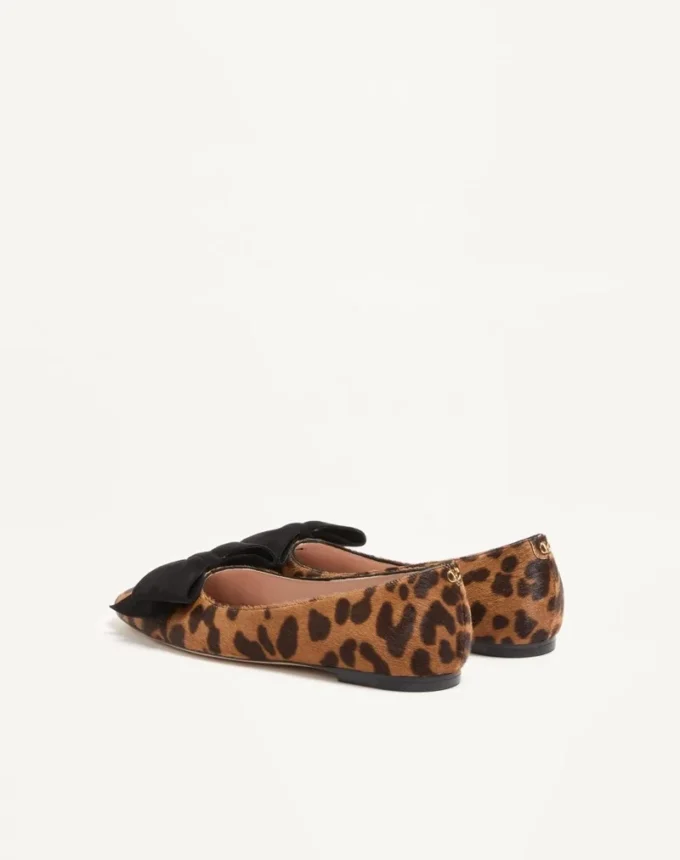 Bowow Ballerina In Pony-Effect Calfskin