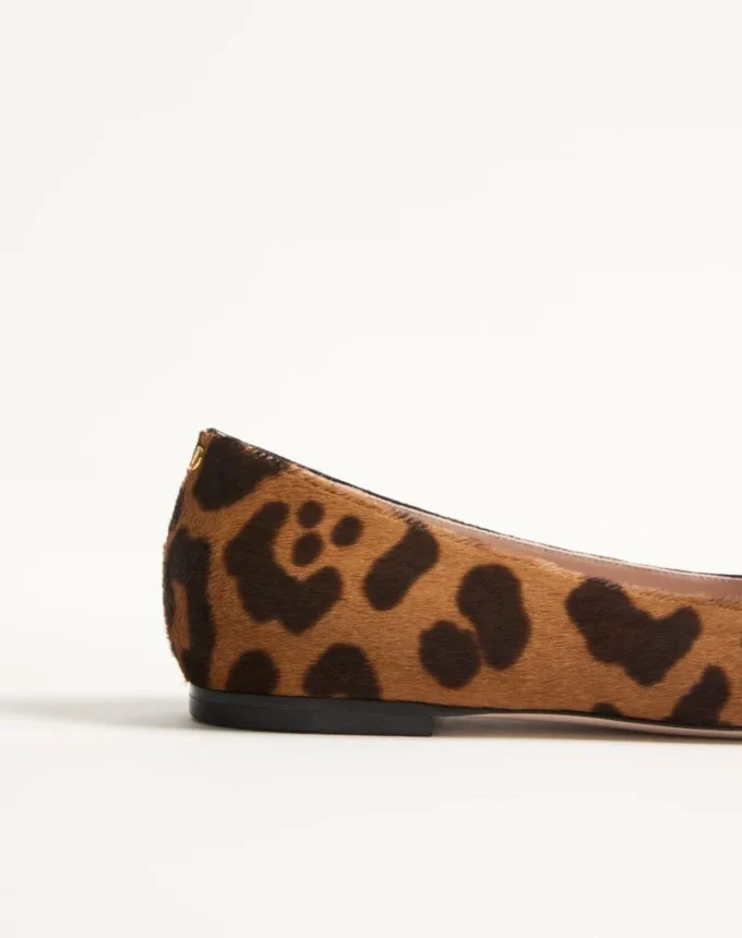 Bowow Ballerina In Pony-Effect Calfskin