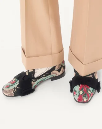 Bowow Loafer In Jacquard Fabric