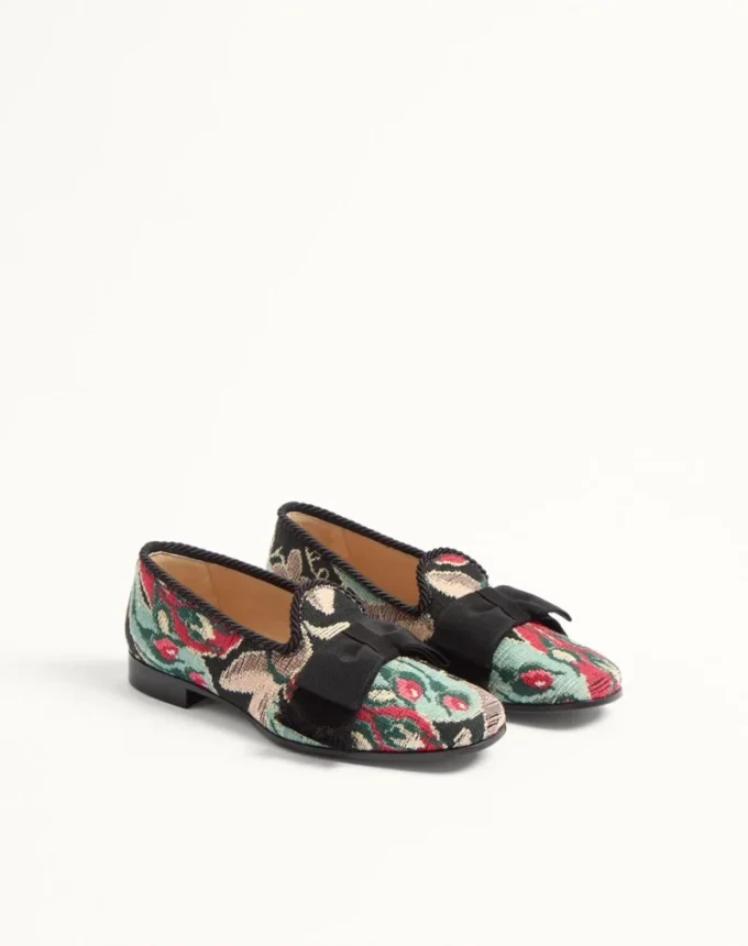 Bowow Loafer In Jacquard Fabric