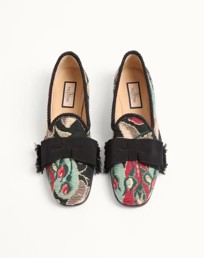Bowow Loafer In Jacquard Fabric