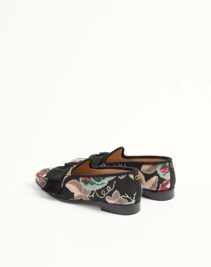 Bowow Loafer In Jacquard Fabric