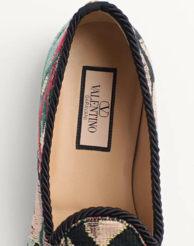 Bowow Loafer In Jacquard Fabric