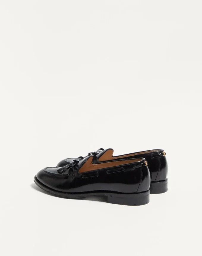 Bowshire Loafer In Shiny Calfskin