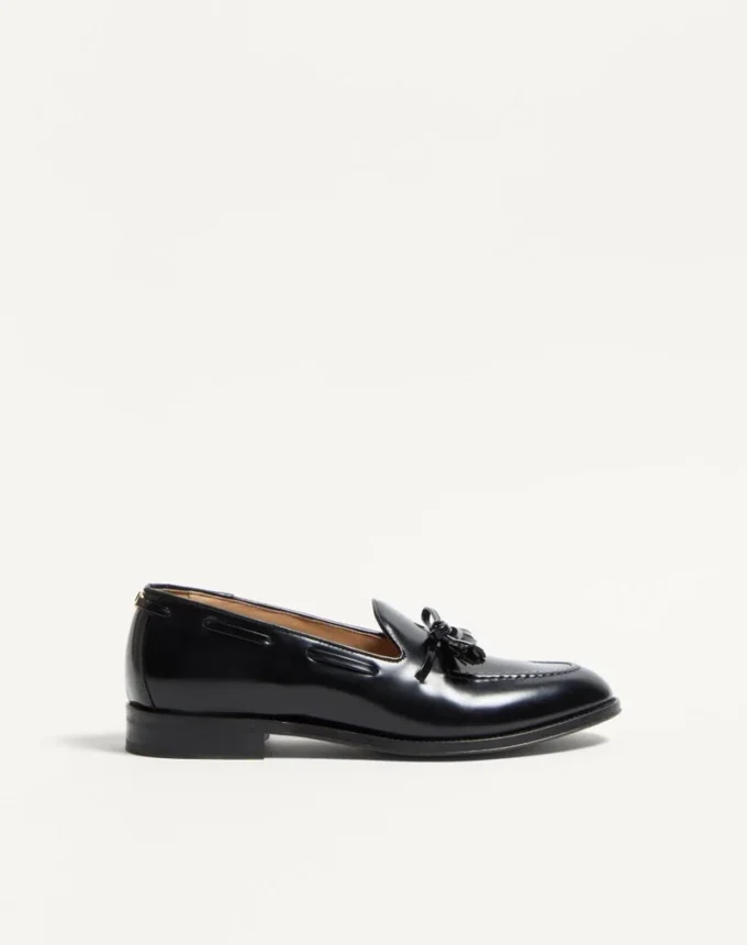 Bowshire Loafer In Shiny Calfskin