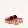 Bribri Raffia Wedge Slide With Floral Embroidery 65Mm Bribri Raffia Wedge Slide With Floral Embroidery 65Mm