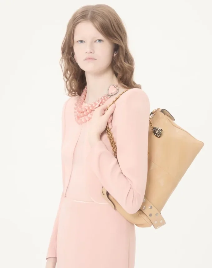 Cady Couture Midi Dress with Feathers