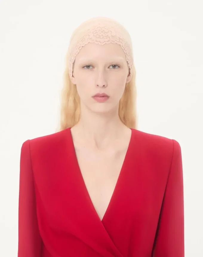 Cady Couture Short Dress With Faille Bow Cady Couture Short Dress With Faille Bow