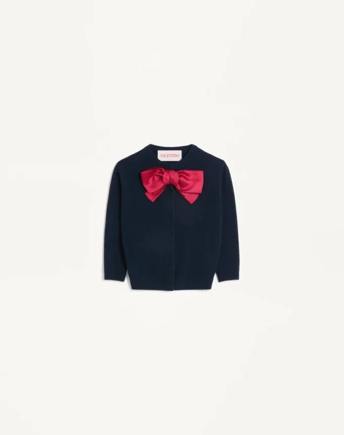 Cardigan With Bow