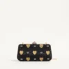 Carry Secrets Minaudiere With Rhinestone Cour De Cœur Motif