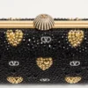 Carry Secrets Minaudiere With Rhinestone Cour De Cœur Motif