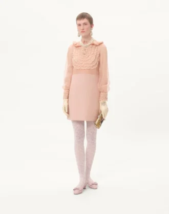 Carry Secrets Minaudiere With Rhinestones Apres L’Hiver Motif