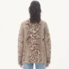 Cashmere Animal Print Cardigan Cashmere Animal Print Cardigan