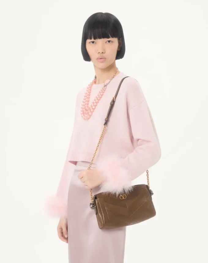 Cashmere Sweater with Feathers Cashmere Sweater with Feathers