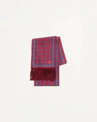 Chamber Silk Bandeau Scarf With Fringe