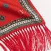 Chamber Silk Bandeau Scarf With Fringe