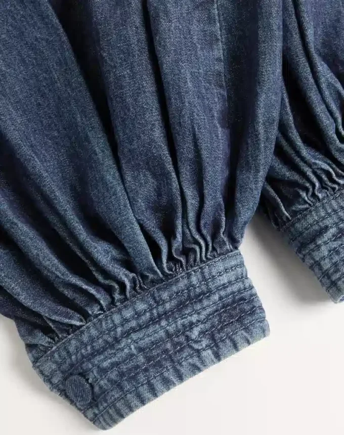 Chambray Denim Pants