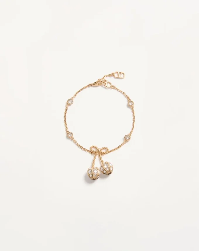 Cherryfic Bracelet In Metal And Swarovski® Crystals Cherryfic Bracelet In Metal And Swarovski® Crystals