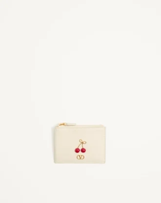 Cherryfic Cardholder in grainy calfskin