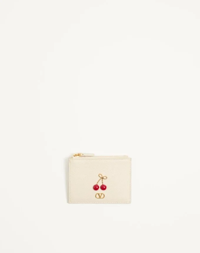 Cherryfic Cardholder in grainy calfskin