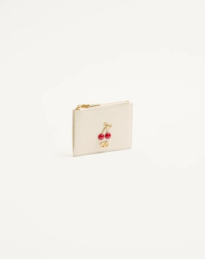 Cherryfic Cardholder in grainy calfskin