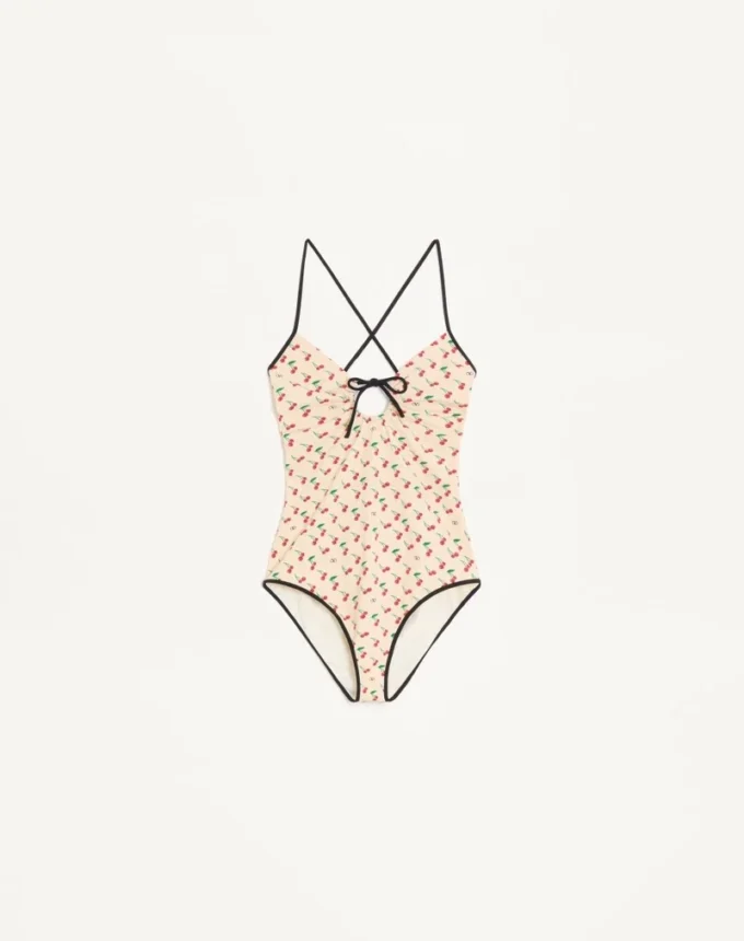 Cherryfic Lycra One-Piece Swimsuit Cherryfic Lycra One-Piece Swimsuit