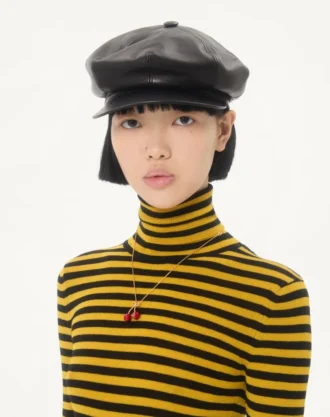 Cherryfic Metal And Enamel Necklace