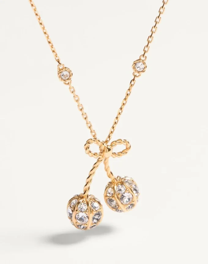 Cherryfic Necklace In Metal And Swarovski® Crystals