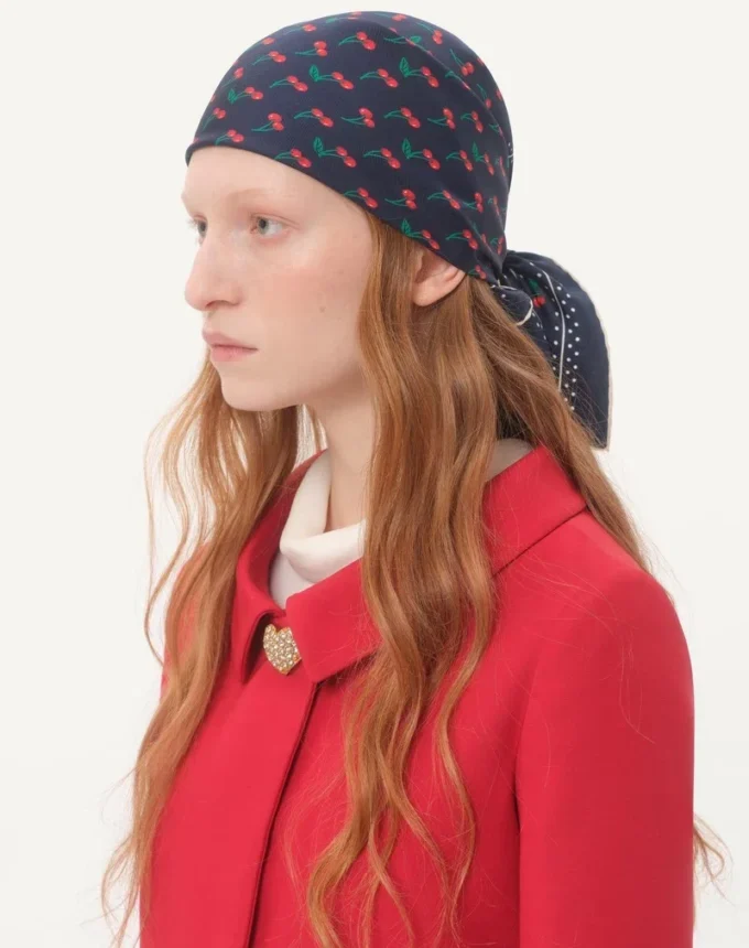 Cherryfic Silk Scarf