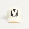 Chez Valentino Cotton Baseball Cap With Embroidery