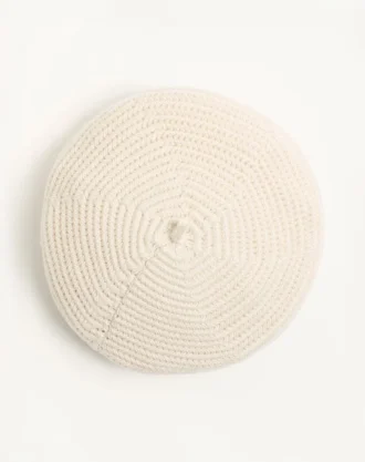 Chez Valentino Knitted Wool Beanie