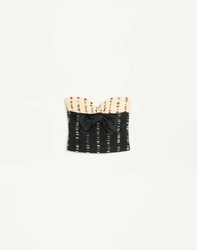 Chiffon Top With Plusdepois Print