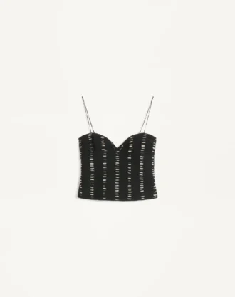 Chiffon Top With Plusdepois Print