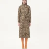 Cloth Coat In Animalier Print