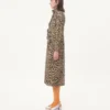 Cloth Coat In Animalier Print