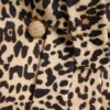 Cloth Coat In Animalier Print